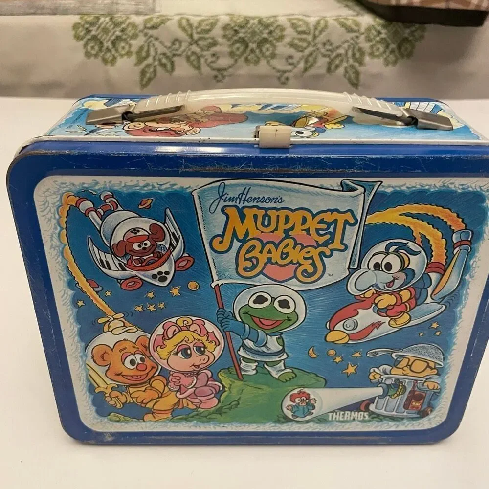 Muppet Babies 1985 Vintage Metal Lunchbox. 80s cartoons